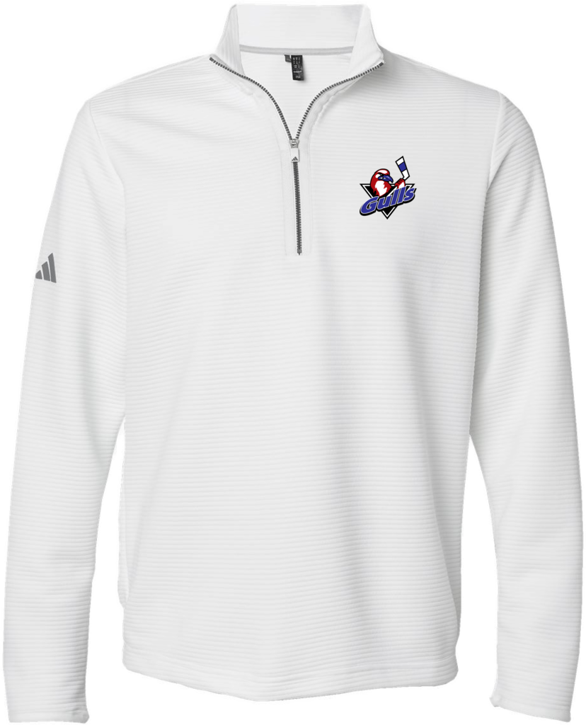 Adidas Spacer Quarter-Zip Pullover - Long Island Gulls Hockey